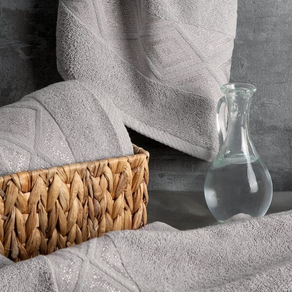 Eurofirany Bavlnený uterák Azari 50x90 cm sivý