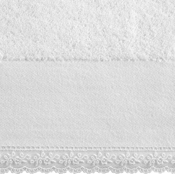 Eurofirany Bavlnený uterák Emi 50x90 cm biely