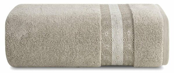 Eurofirany Bavlnený uterák Malika 50x90 cm béžový