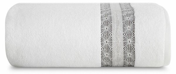 Eurofirany Bavlnený uterák Malika 50x90 cm biely