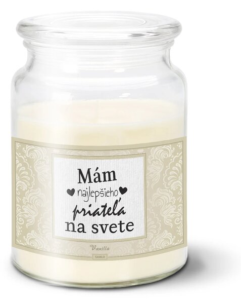 Sablio Sviečka Ja mám najlepšieho priateľa na svete - 500 g