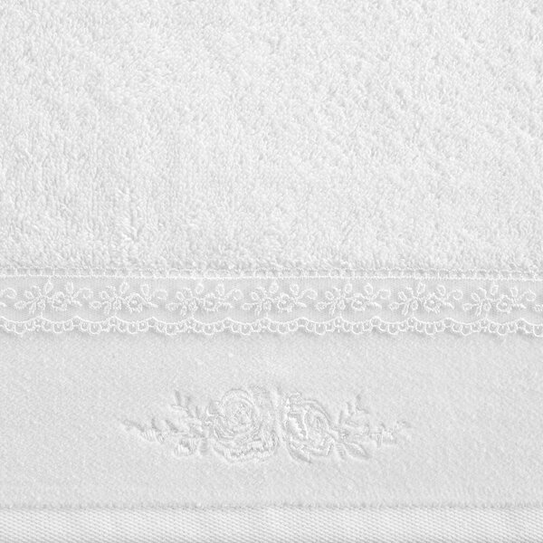 Eurofirany Bavlnený uterák Sisi 30x50 cm biely
