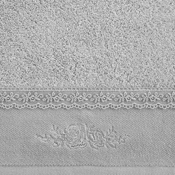 Eurofirany Bavlnený uterák Sisi 30x50 cm sivý