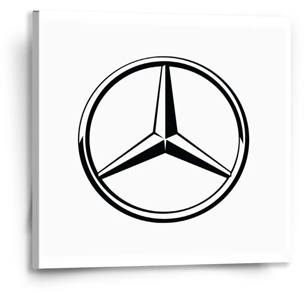 Sablio Obraz Logo 1 Biela - 50x50 cm