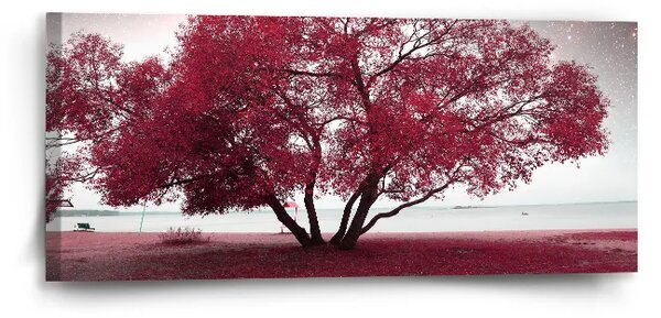Sablio Obraz Červený strom - 110x50 cm