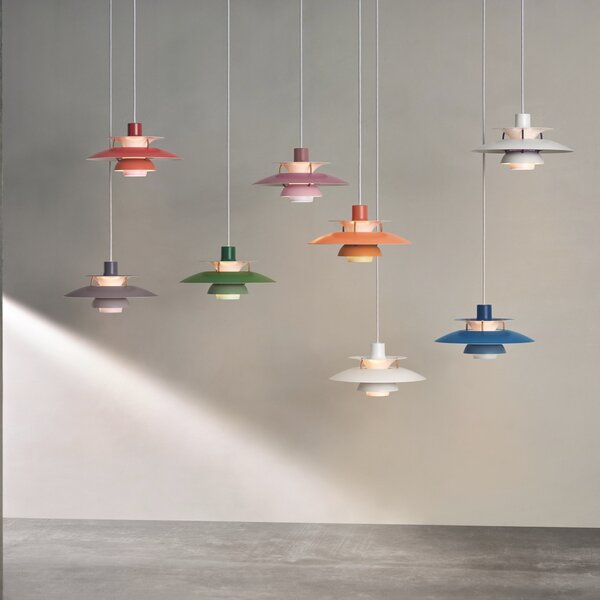 LOUIS POULSEN Závesná lampa PH 5 Mini, White modern