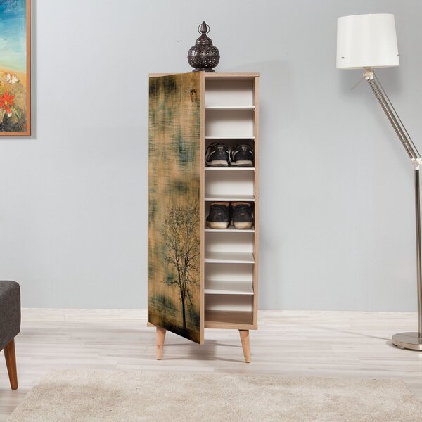 Kalune Design Botník FILINTA Strom 50x135 cm dub sonoma