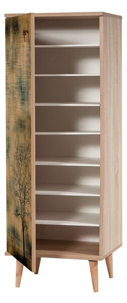 Kalune Design Botník FILINTA Strom 50x135 cm dub sonoma