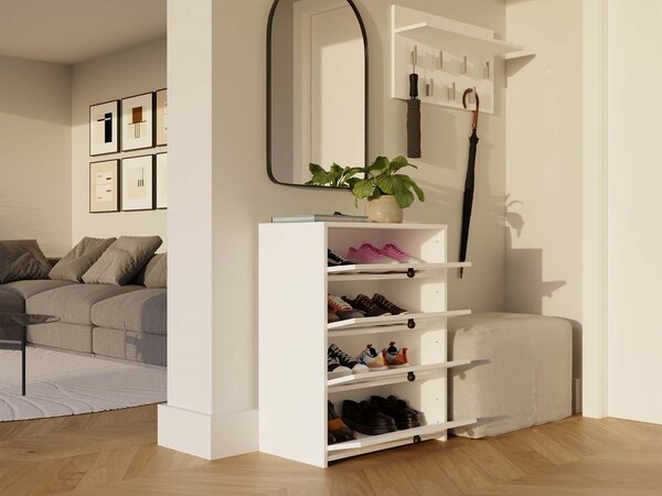 TP Living Botník LOKA 66 cm biely