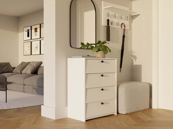 TP Living Botník LOKA 66 cm biely