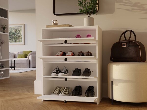 TP Living Botník LOKA 66 cm biely