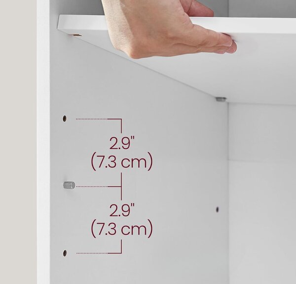 SONGMICS Botník Vasagle Endersen 104 cm biely