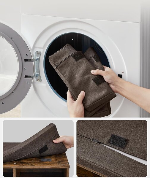 SONGMICS Botník Vasagle Endersen 104 cm hnedý/čierny