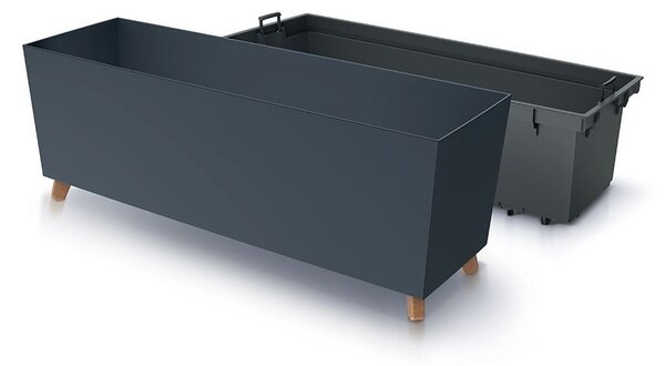 Prosperplast Box s vložkou CORBI IV 77 cm antracitový