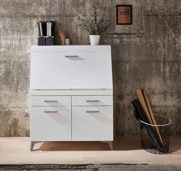 SEKRETÁR, 98/124/42 cm Carryhome - Obývacie zostavy, Online Only