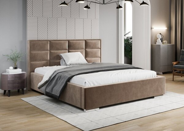 MD Čalúnená posteľ HARMONY 120x200 výber z farieb KRONOS_28