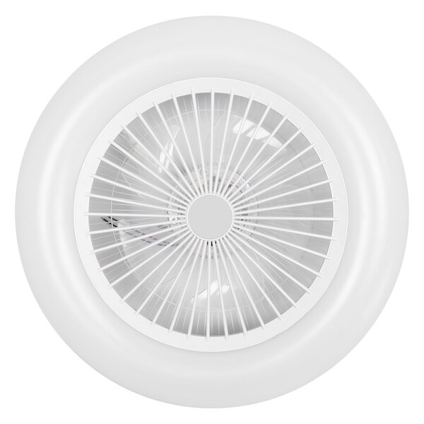 Noaton 11055W Callisto, biela, stropný ventilátor so svetlom