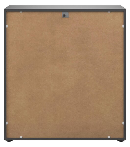 KOMODA, antracitová, 90/99/40 cm - Komody, Online Only