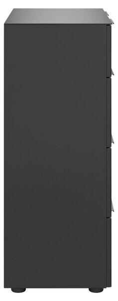KOMODA, antracitová, 90/99/40 cm - Komody, Online Only