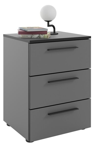 NOČNÝ STOLÍK, tmavosivá, 45/61,4/40 cm - Obývacie zostavy, Online Only