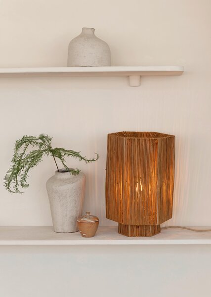 STOLNÁ LAMPA, nožný spínač, E27, 22/22/36 cm Good & Mojo - Online Only bytové doplnky, Online Only