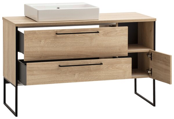 SKRINKA S UMÝVADLOM, farba duba, farba duba, 114 cm Stylife - Kúpeľňové skrinky, Online Only