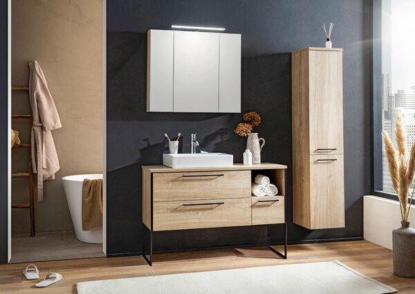 SKRINKA S UMÝVADLOM, farba duba, farba duba, 114 cm Stylife - Kúpeľňové skrinky, Online Only