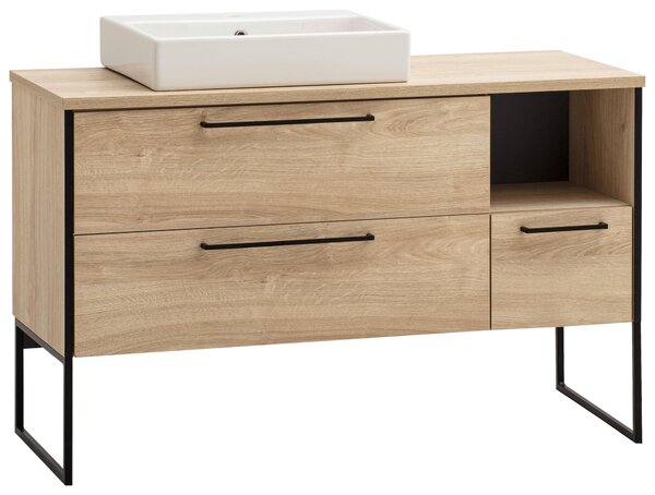SKRINKA S UMÝVADLOM, farba duba, farba duba, 114 cm Stylife - Kúpeľňové skrinky, Online Only