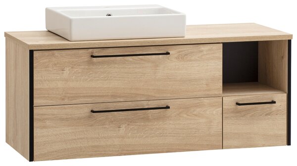 SKRINKA S UMÝVADLOM, farba duba, farba duba, 114 cm Stylife - Kúpeľňové skrinky, Online Only