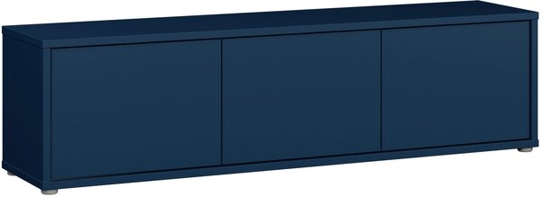 NÍZKA KOMODA, tmavomodrá, 154,2/42,5/34,9 cm Carryhome - TV nábytok, Online Only