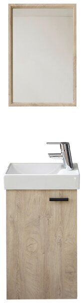 HOSŤOVSKÁ KÚPEĽŇA, dub sonoma, 40 cm home24 - Kúpeľňové skrinky, Online Only