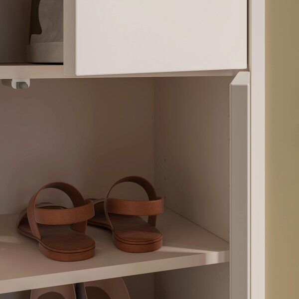 VYSOKÁ KOMODA, farba duba, 124,5/121,5/34,9 cm Carryhome - Online Only drobný nábytok, Online Only