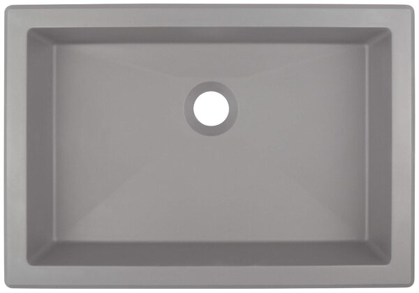 Deante Correo, granitové umývadlo 500x350x140 mm, šedá metalíza, DEA-CQR_SU5U