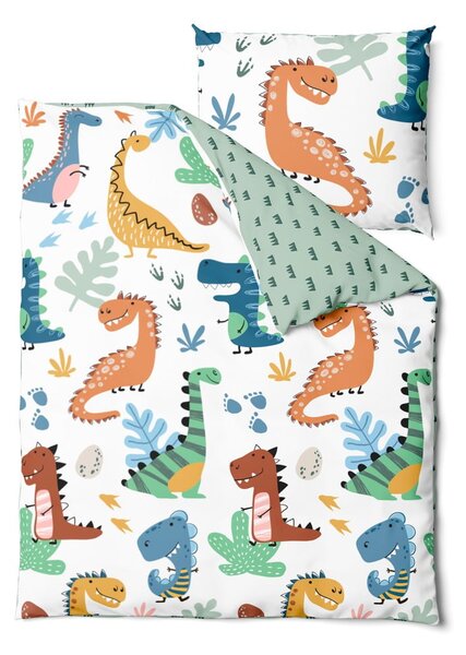 Detské bavlnené obliečky Selection Dinos, 140 x 200 cm
