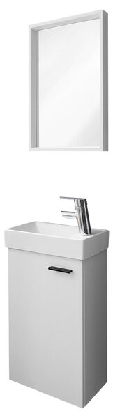 HOSŤOVSKÁ KÚPEĽŇA, biela, 40 cm home24 - Kúpeľňové skrinky, Online Only