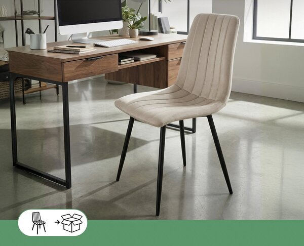 Ak furniture Čalúnená jedálenská stolička Livo béžová