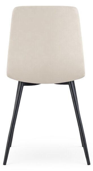 Ak furniture Čalúnená jedálenská stolička Livo béžová