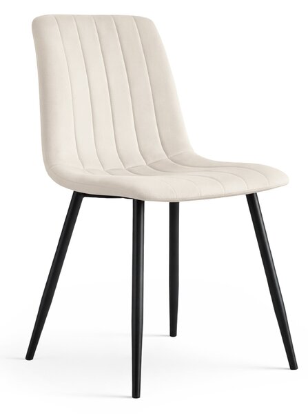 Ak furniture Čalúnená jedálenská stolička Livo béžová