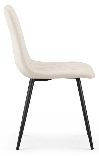 Ak furniture Čalúnená jedálenská stolička Livo béžová