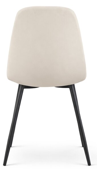 Ak furniture Čalúnená jedálenská stolička Lumo béžová