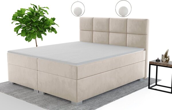 MD Kontinentálna Boxspring posteľ ANTARES 120x200 výber z farieb MANILA_14