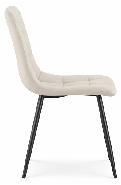 Ak furniture Čalúnená jedálenská stolička Nero béžová