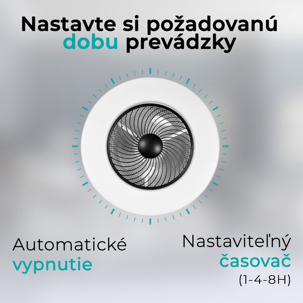 Noaton 12058B Triton, čierna, stropný ventilátor so svetlom