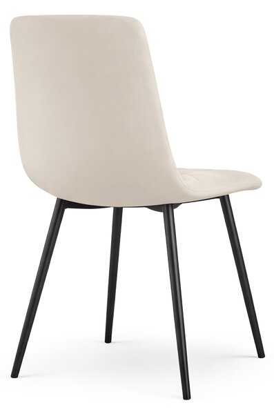 Ak furniture Čalúnená jedálenská stolička Nero béžová