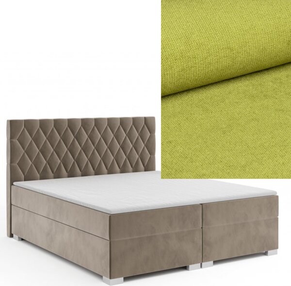 MD Kontinentálna Boxspring posteľ GEMINI 120x200 výber z farieb KRONOS_16