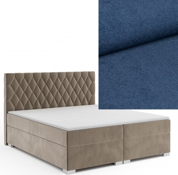 MD Kontinentálna Boxspring posteľ GEMINI 120x200 výber z farieb KRONOS_05