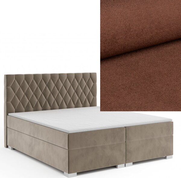 MD Kontinentálna Boxspring posteľ GEMINI 120x200 výber z farieb KRONOS_28