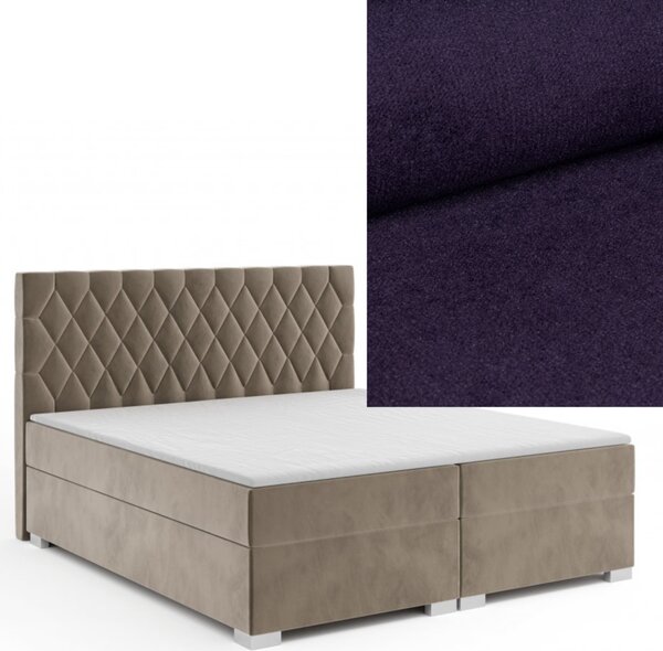 MD Kontinentálna Boxspring posteľ GEMINI 120x200 výber z farieb KRONOS_37