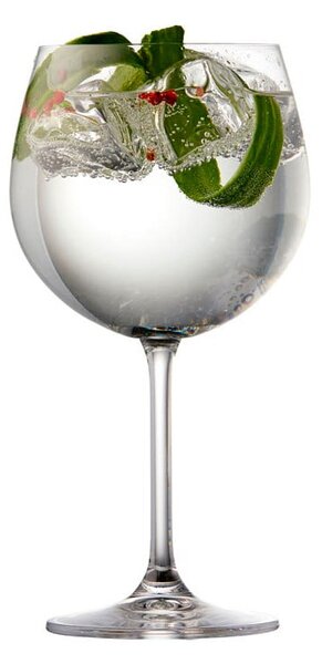 Súprava 4 pohárov na gin & tonic Lyngby Glas Juvel, 570 ml