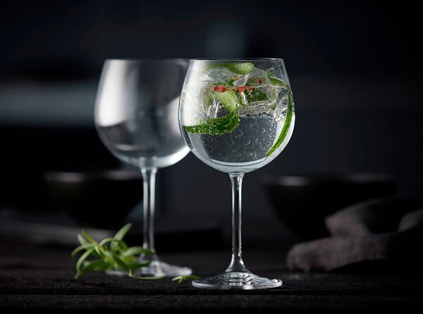Súprava 4 pohárov na gin & tonic Lyngby Glas Juvel, 570 ml